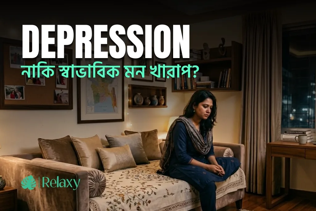 Depression বা বিষণ্নতা কী? লক্ষণ, কারণ,ও প্রাথমিক করণীয়
