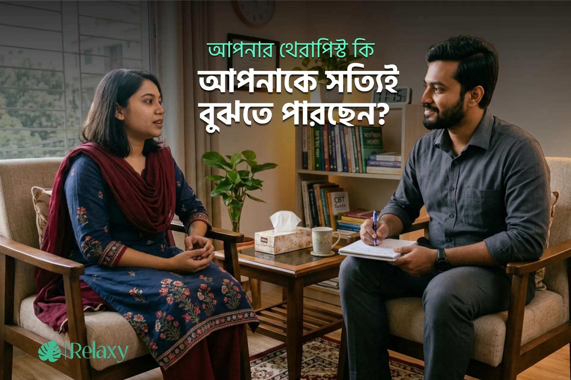 থেরাপিস্ট ঠিক না লাগলে, সেটা কি অস্বাভাবিক? থেরাপিস্টকে নিয়ে সন্দেহ হলে কী করবেন?