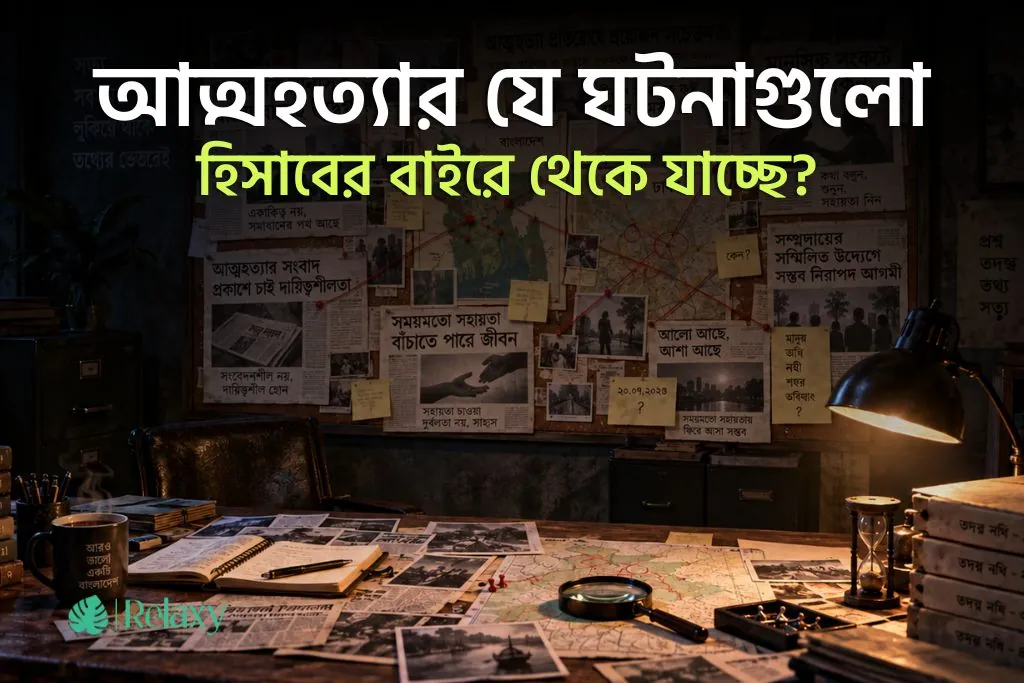 আত্মহত্যার যে ঘটনাগুলো হিসাবের বাইরে থেকে যাচ্ছে