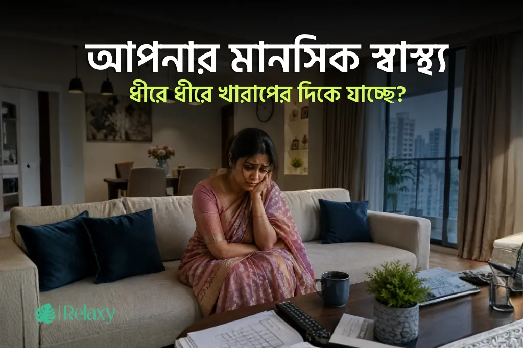 আপনার মানসিক স্বাস্থ্য কি ধীরে ধীরে খারাপের দিকে যাচ্ছে?