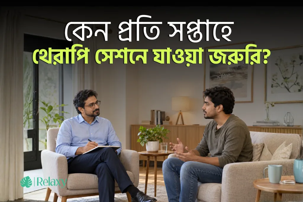 কেন প্রতি সপ্তাহে থেরাপি সেশনে যাওয়া জরুরি?